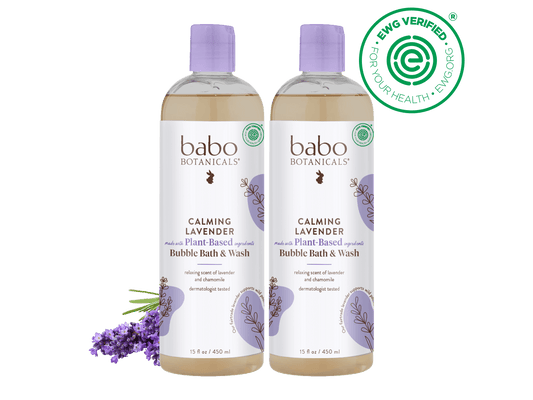 Calming Lavender Bubble Bath & Wash Duo