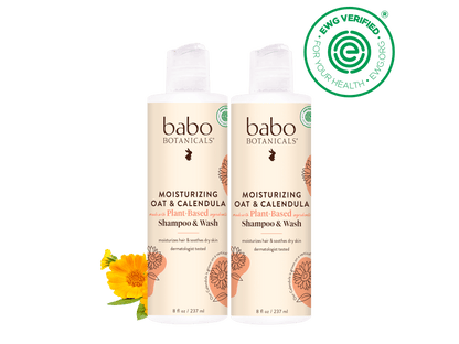 Moisturizing Oat & Calendula Shampoo & Wash Duo - 8 oz