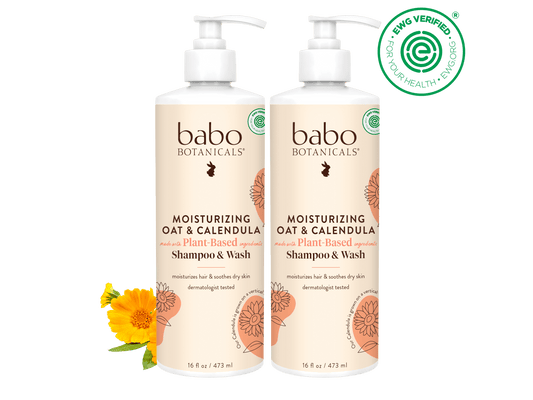 Moisturizing Oat & Calendula Shampoo & Wash Duo - 16 oz