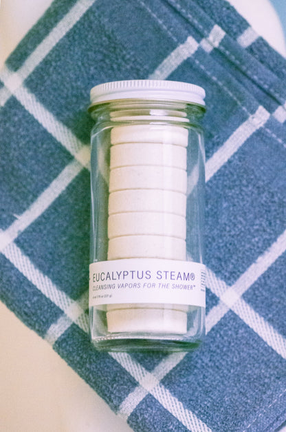 EUCALYPTUS STEAM® Cleansing vapors for the shower® - Normal Jar - No Tox Life®