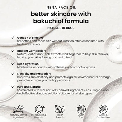 Face Oil - Formulated with Bakuchiol