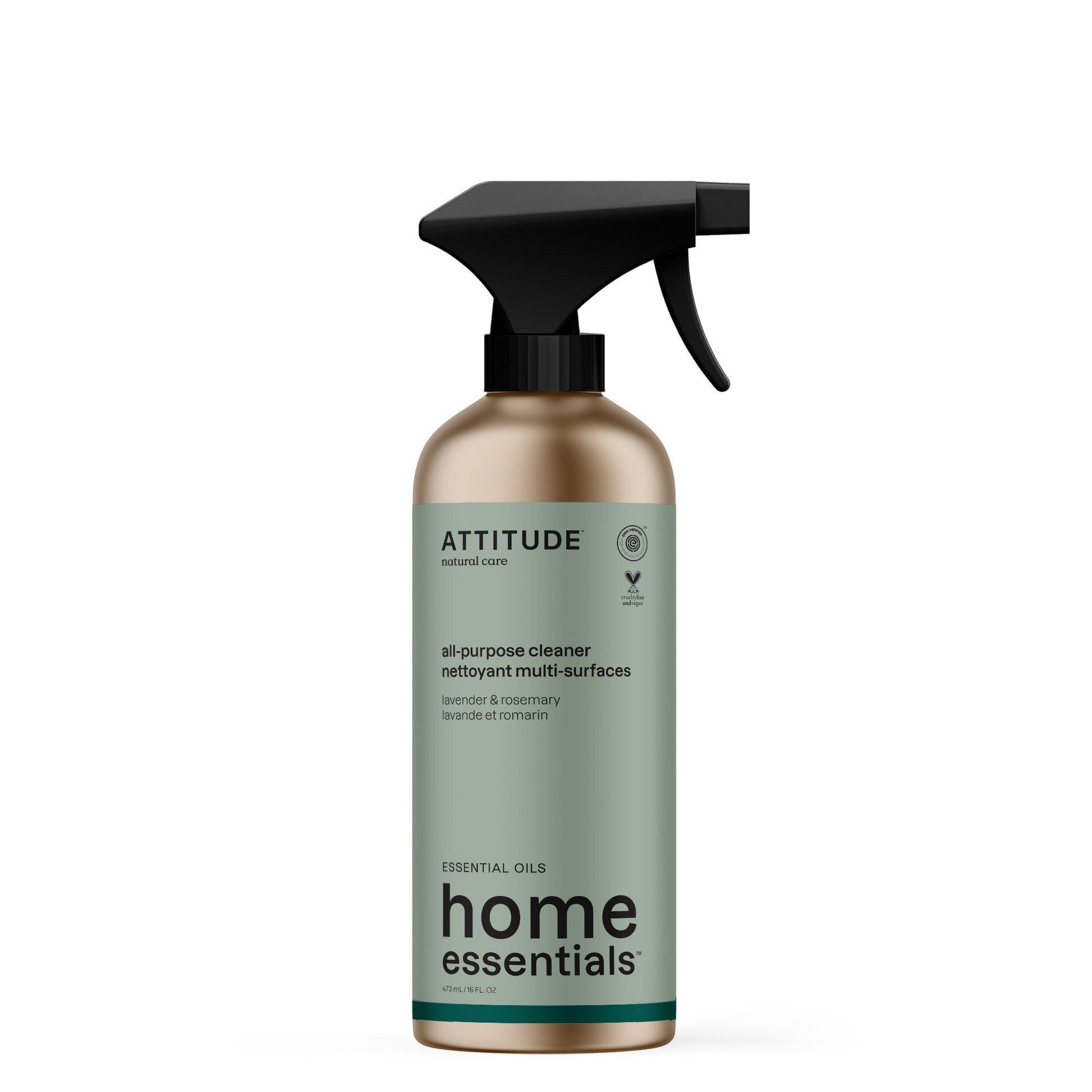 ATTITUDE Home Essentials Essential oils All-Purpose Cleaner 19187_en?_main? Lavender & Rosemary 16 FL. OZ.
