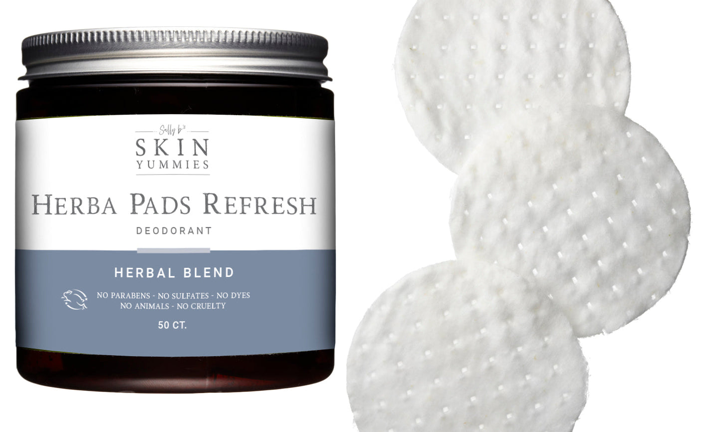Organic Herbal Deodorant Pads for Odor Control