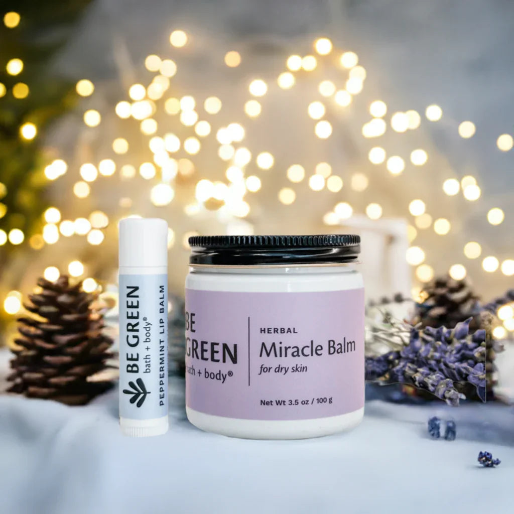 Herbal Miracle Balm and Lip Balm Gift Set