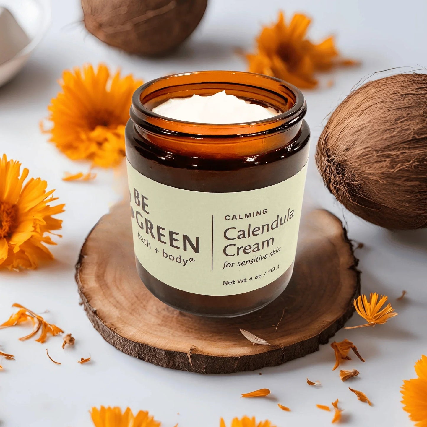 Organic Calendula Cream for Dry, Sensitive Skin