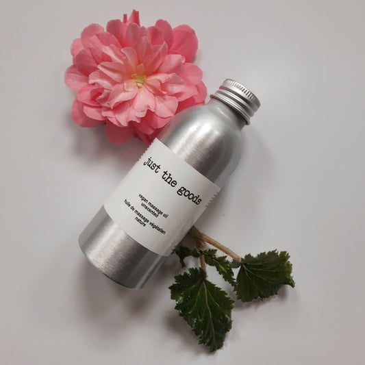 Just the Goods vegan nut-free massage / body oil