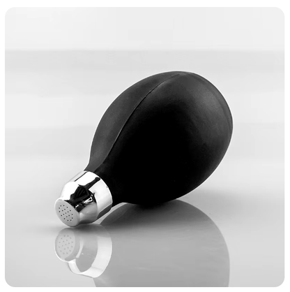 powder / dry shampoo refillable silicone spray applicator squeeze bulb