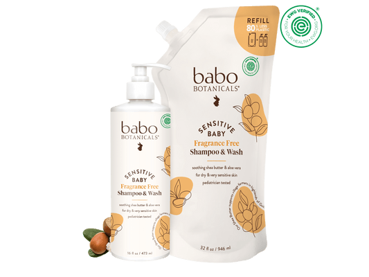 Sensitive Baby Shampoo & Refill Set