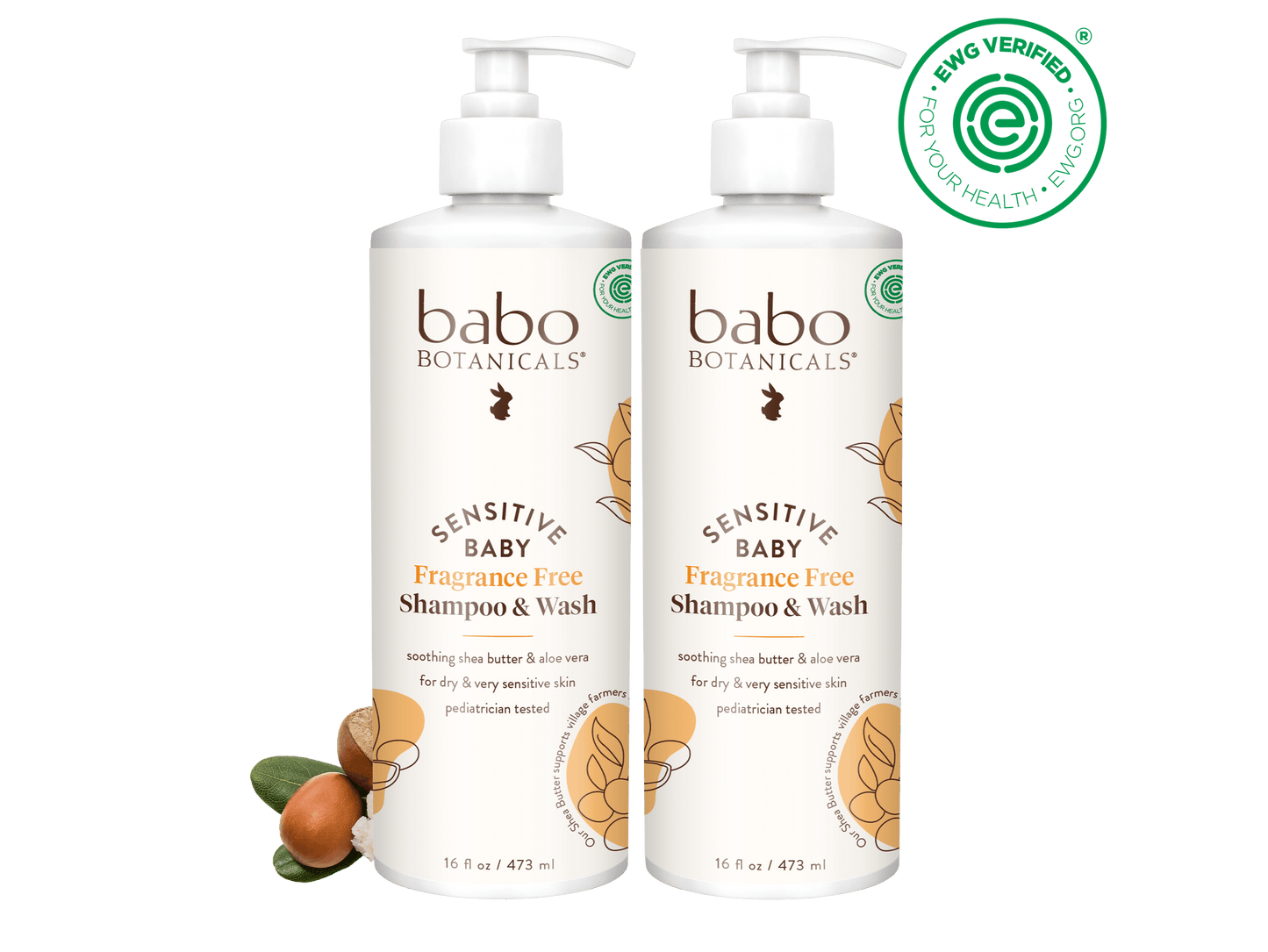 Sensitive Baby Shampoo & Wash Duo
