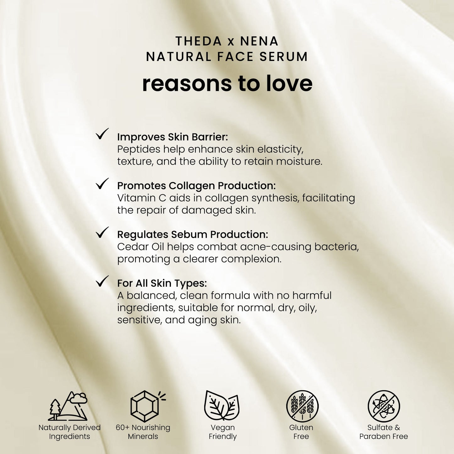 THEDA X NENA Natural Face Serum