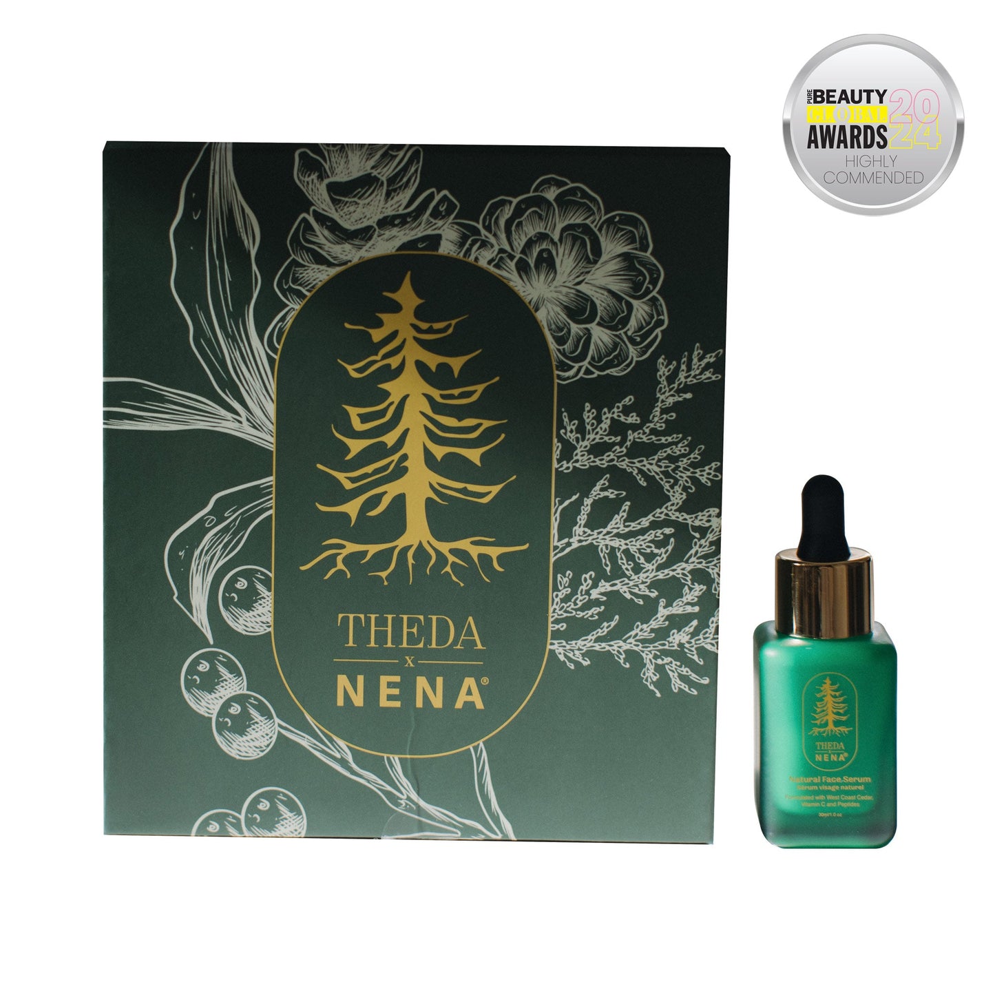 THEDA X NENA Natural Face Serum Set