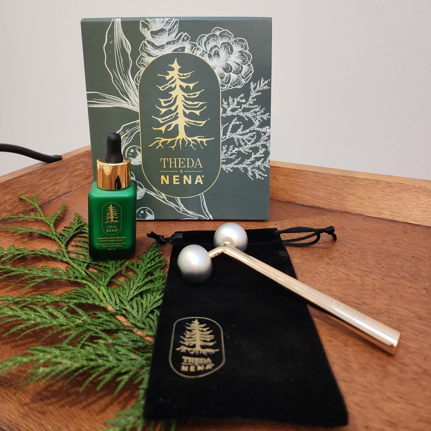 THEDA X NENA Natural Face Serum Set