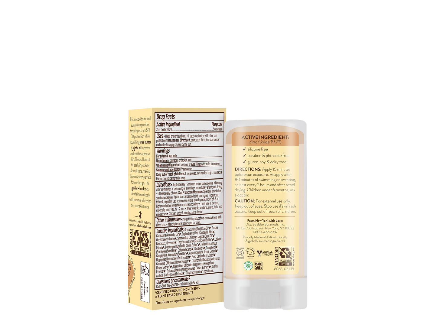 Daily Sheer Mineral Tinted Sunscreen Stick SPF50 Duo
