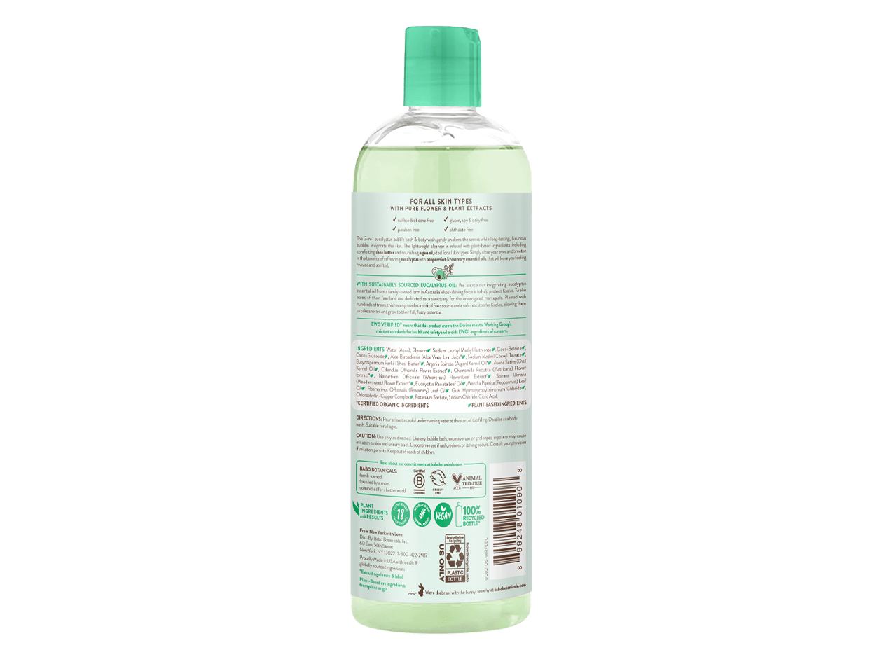 Eucalyptus Body Care Set (Bubble Bath + Chest Rub)