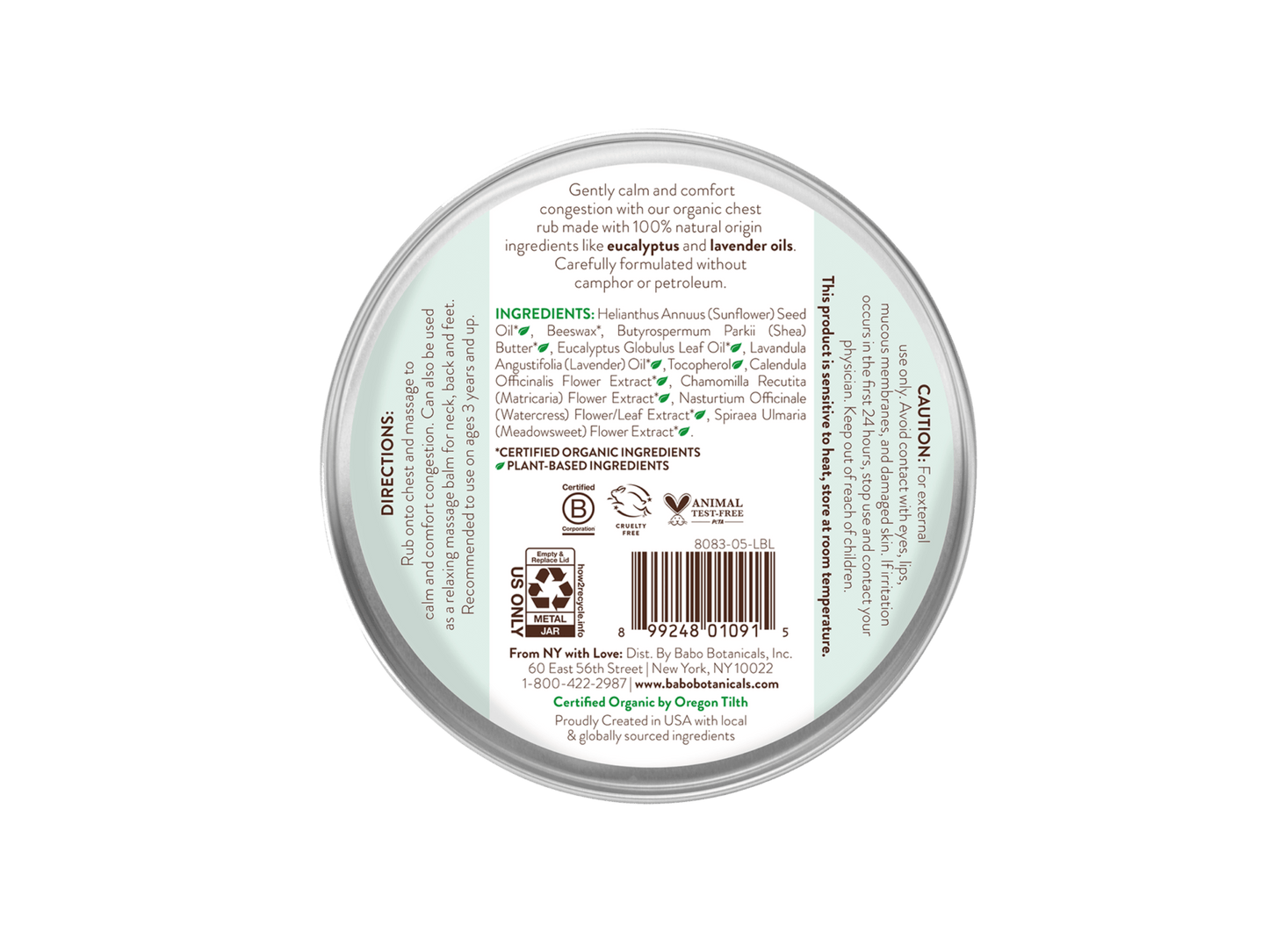 Eucalyptus Body Care Set (Bubble Bath + Chest Rub)