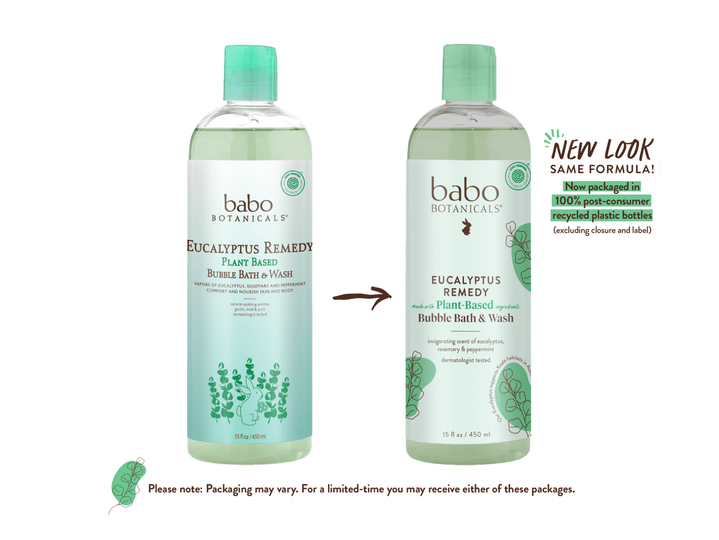 Eucalyptus Remedy Plant-Based Bubble Bath & Wash Duo