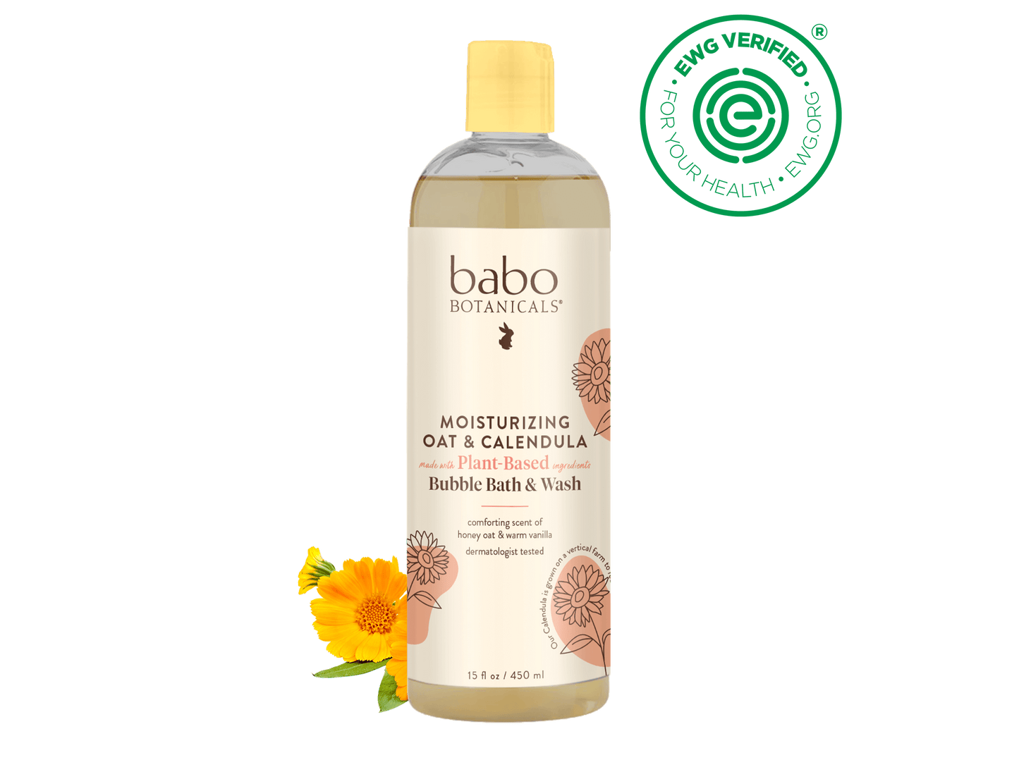 Moisturizing Oat & Calendula Bubble Bath & Wash