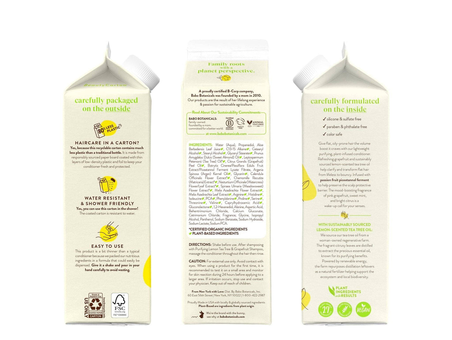 Purifying Conditioner for Flat, Oily hair