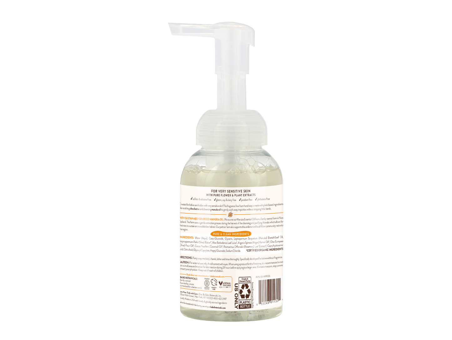 Sensitive Baby Hand Soap Foam
