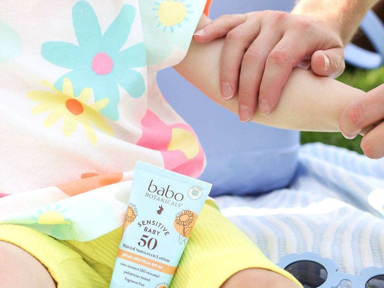 Sensitive Baby Mineral Sunscreen Lotion SPF50 Duo