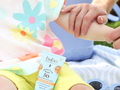Sensitive Baby Mineral Sunscreen Lotion SPF50 Duo
