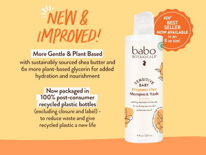 Sensitive Baby Shampoo & Wash