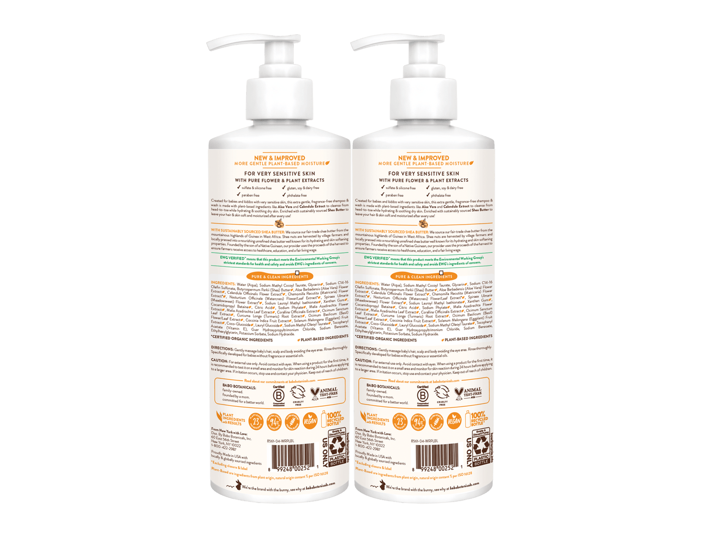 Sensitive Baby Shampoo & Wash Duo