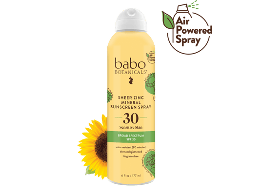 Sheer Zinc Mineral Sunscreen Spray SPF30