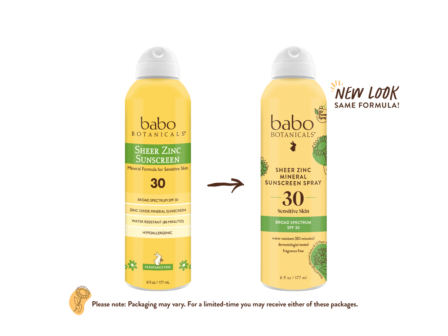 Sheer Zinc Mineral Sunscreen Spray SPF30 Duo