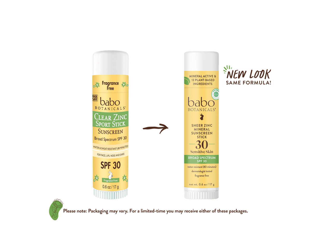 Sheer Zinc Mineral Sunscreen Stick SPF30