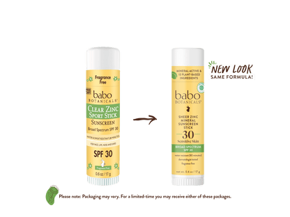 Sheer Zinc Mineral Sunscreen Stick SPF30