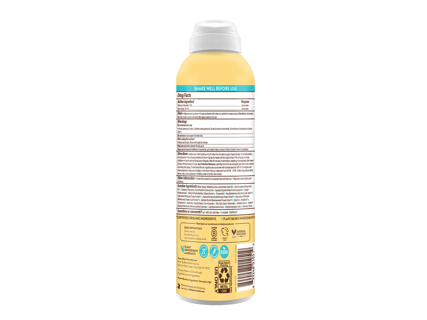 Super Shield Mineral Sunscreen Spray SPF50