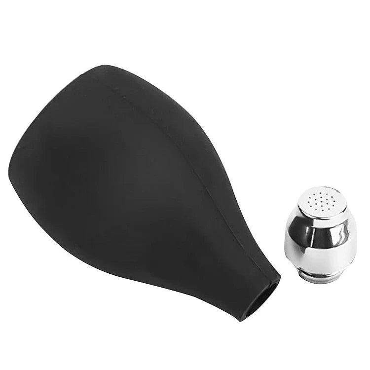 powder / dry shampoo refillable silicone spray applicator squeeze bulb
