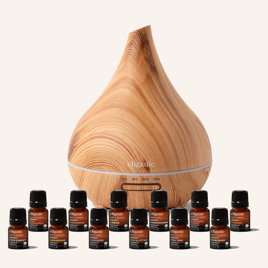 Bundle & Save! Top 12 Essential Oils Set with Diffuser