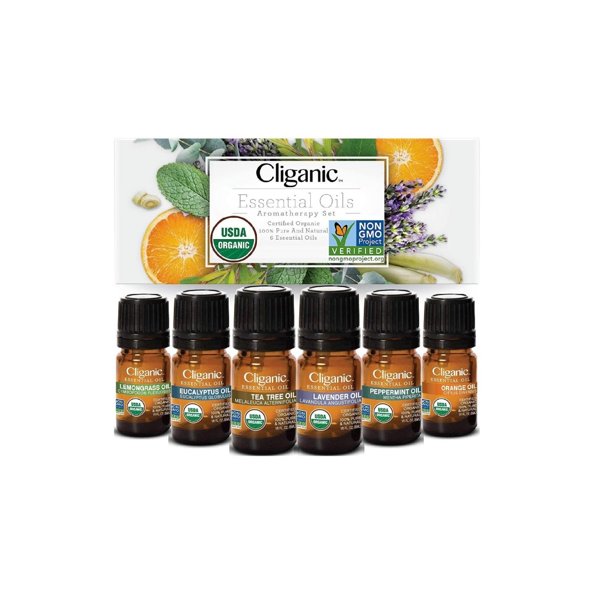 Bundle & Save! Top 6 Essential Oils Set with Diffuser