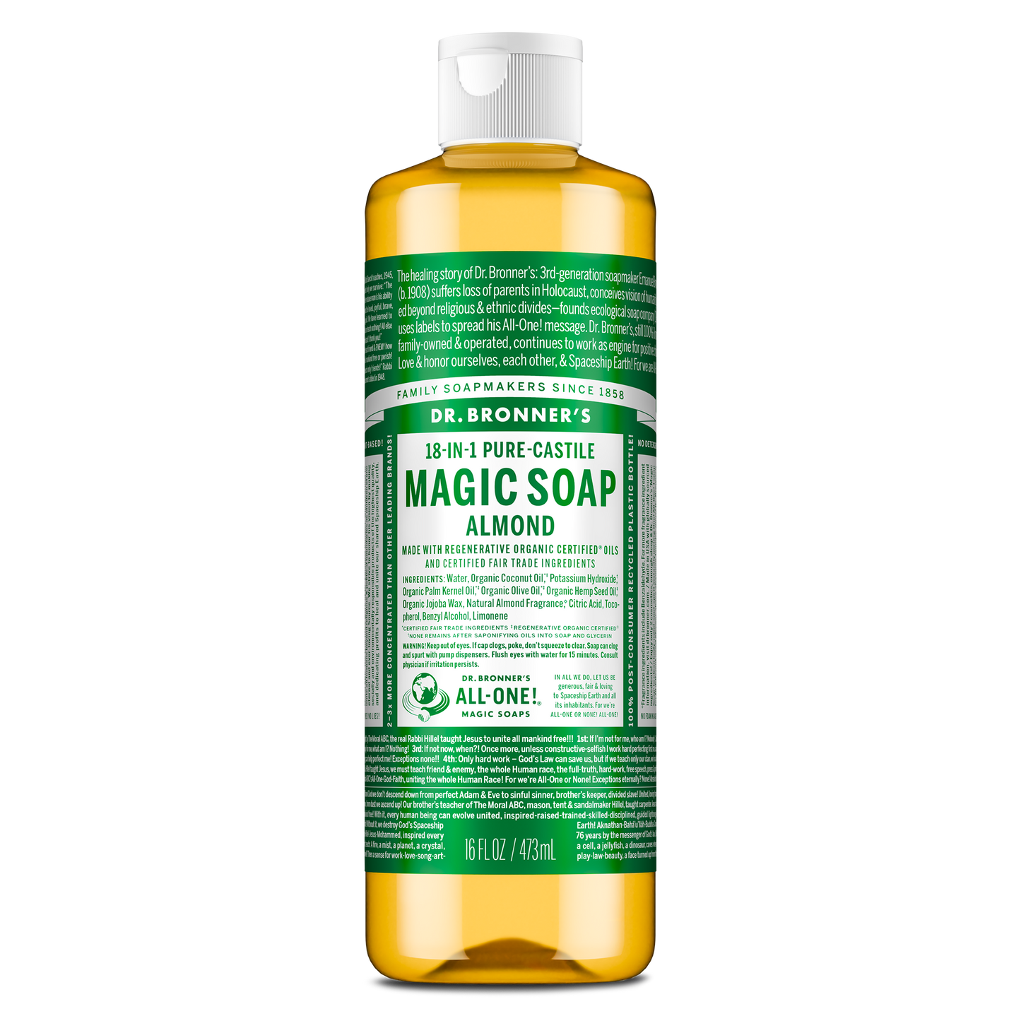 Almond - Pure-Castile Magic Soap