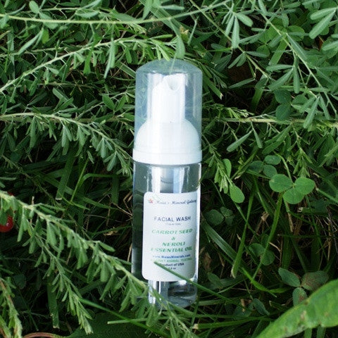 FACE WASH - CARROT SEED NEROLI (FOR MATURE SKIN - Travel Size)