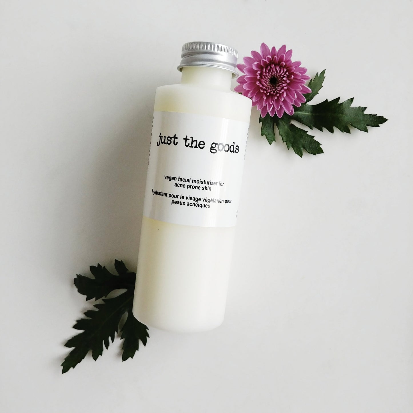 Just the Goods vegan facial moisturizer for acne prone skin