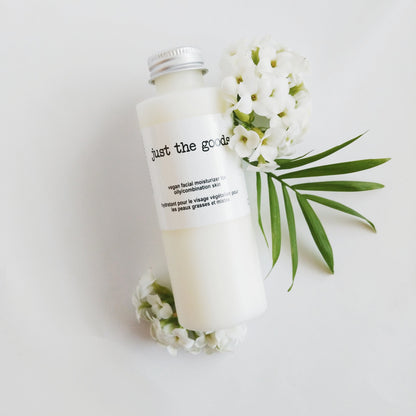 Just the Goods vegan facial moisturizer for oily/combination skin