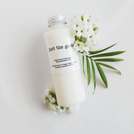 Just the Goods vegan facial moisturizer for oily/combination skin