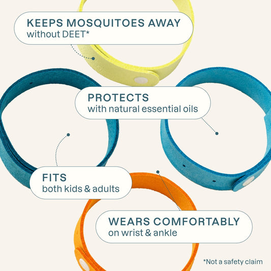 Microfiber Mosquito Repellent Bracelets