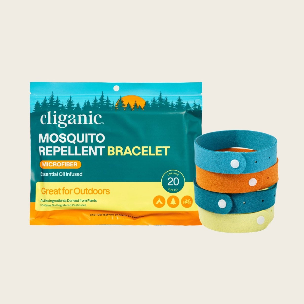 Microfiber Mosquito Repellent Bracelets