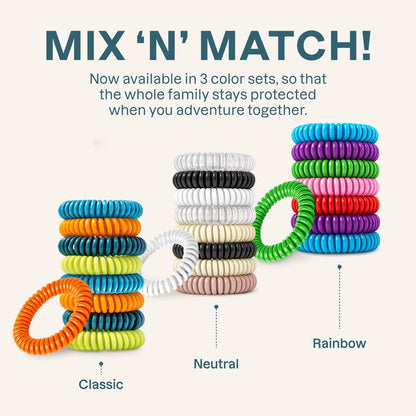 Mosquito Bundle - 3 Colors of 10-Pack Bracelets