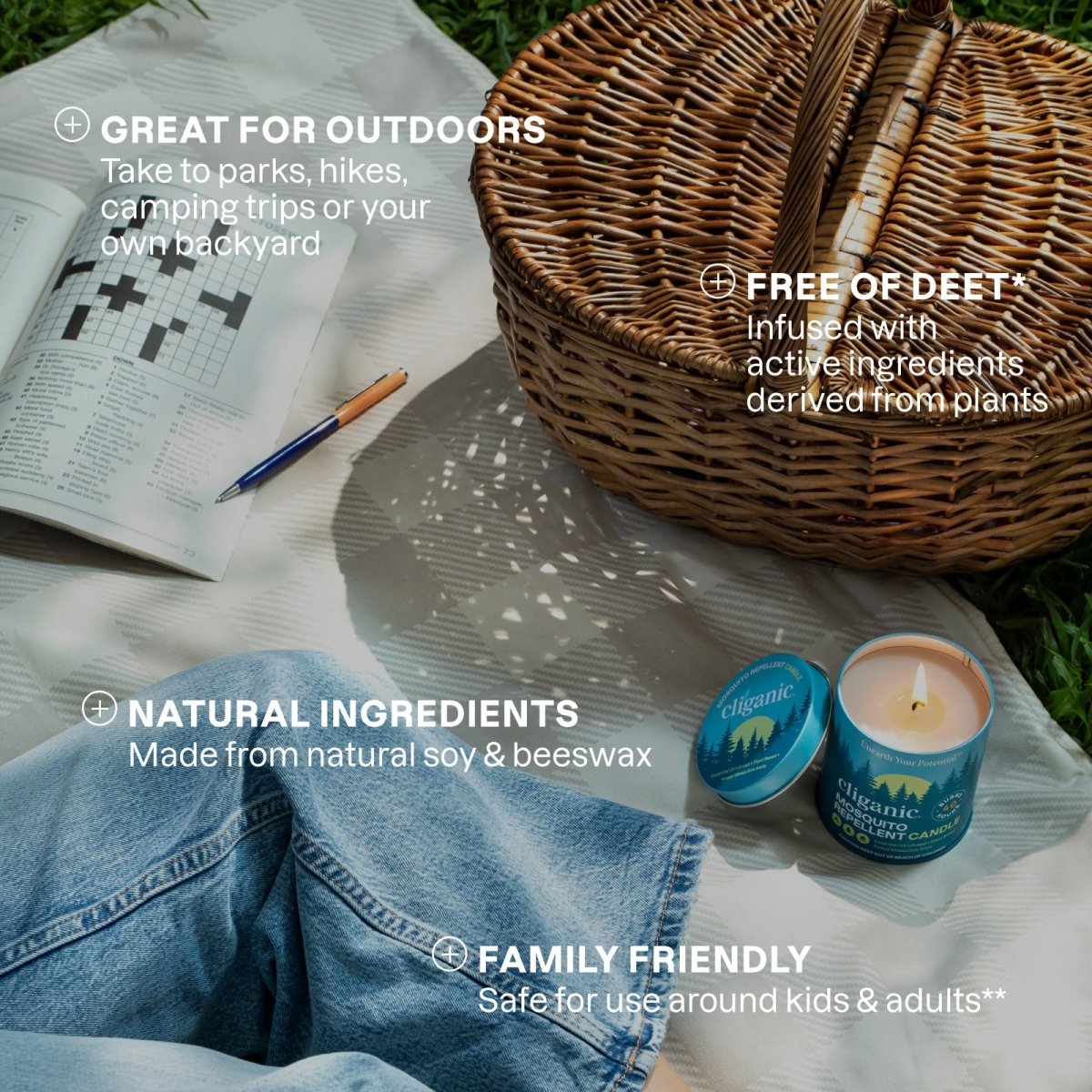 Mosquito Repellent Candle - XL (22oz)