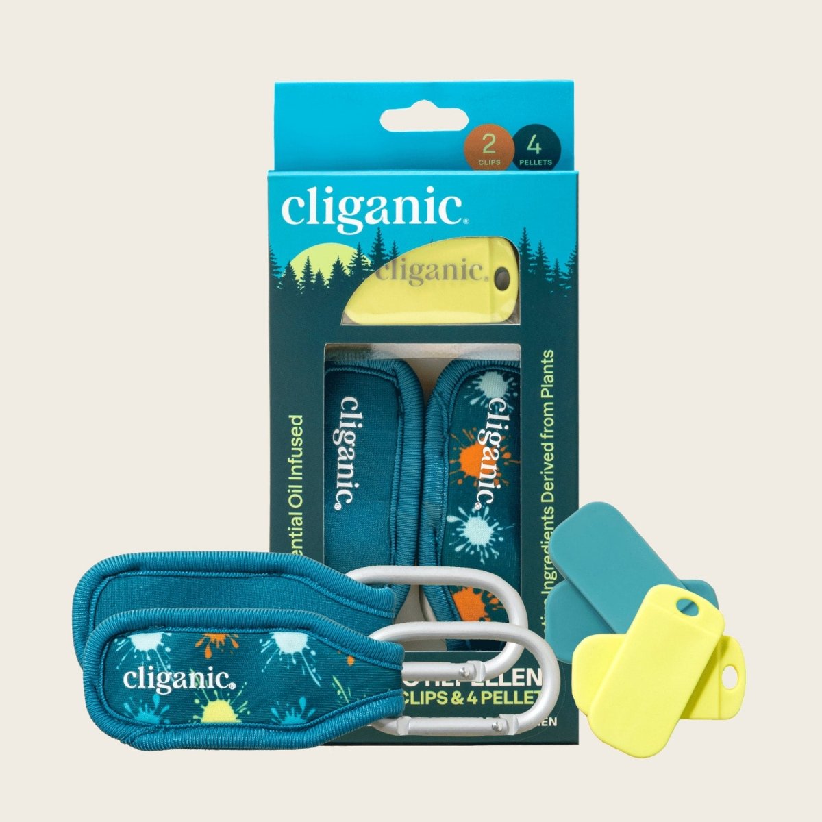 Mosquito Repellent Refillable Clip & Pellets