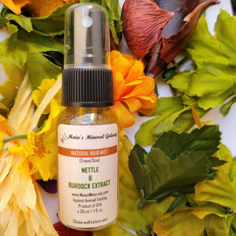 NATURAL HAIR MIST - NETTLE & BURDOCK EXTRACT (Travel Size)