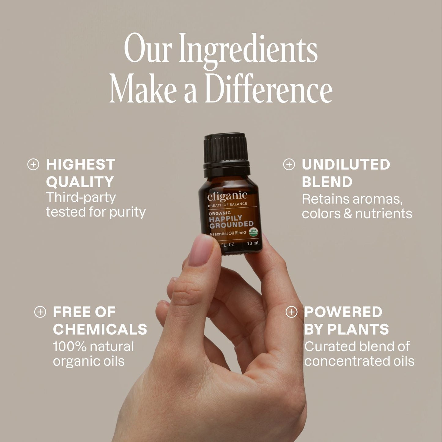 Organic Happily Grounded Essential Oil Blend