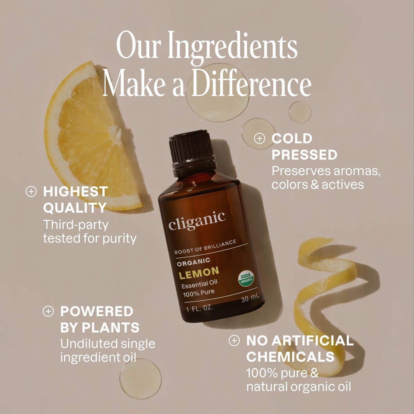 Organic Lemon Essential Oil