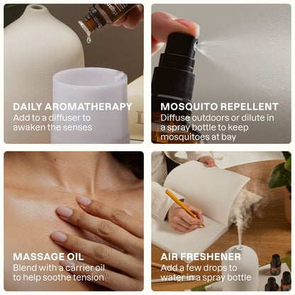 Organic Lemongrass Essential Oil
