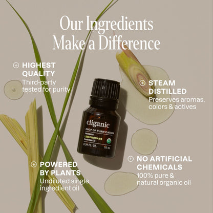 Organic Lemongrass Essential Oil